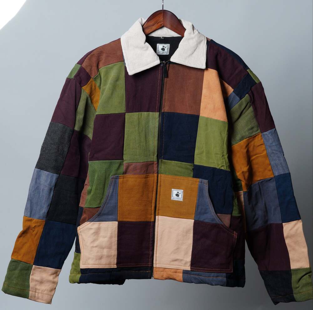 Upcycled Patchwork Jacket Size L